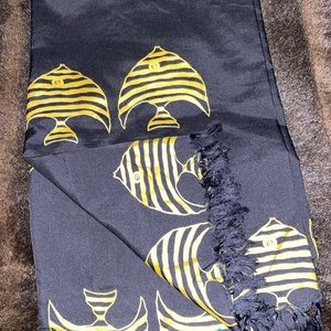Black and Gold Sarong
